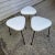 1950s Vintage William Haines Style Three Legged Stools With Triangulated Tops - 3 Pieces For Sale - Image 12 of 12