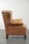 Light Cowhide Wing Armchair with a Timeless English Look and Good Seating Comfort For Sale - Image 3 of 14
