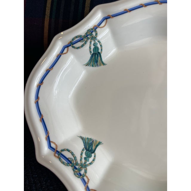 Mid 20th Century Villeroy & Boch French Verdi Tassel Dish For Sale - Image 5 of 6