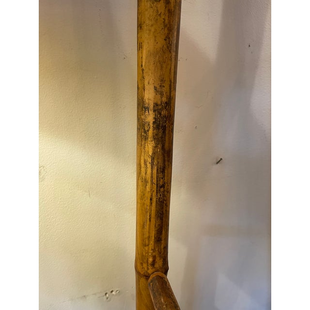 19th Century French Bamboo Folding Double Library Ladder For Sale - Image 10 of 18
