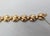 1950s Vintage 1950s Signed Napier Modernist Goldtone Textured Link Bracelet For Sale - Image 5 of 9
