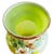 Glass Antique Art Nouveau Uranium Floral Opaline Glass Vase, 1900s For Sale - Image 7 of 11