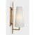 2020s Chapman & Myers for Visual Comfort Signature Ashton Large Single Sculpted Sconce in Gilded Iron with Linen Shade For Sale - Image 5 of 9