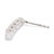 Metal Ladies 14k White Gold 0.56ctw Lab Grown Round Diamond Dangle Drop Earrings, A Pair For Sale - Image 7 of 9