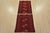 Turkmen Runner 2’6” X 9’7” Red Wool Vintage Tribal Hand-Knotted Oriental Rug For Sale - Image 12 of 13
