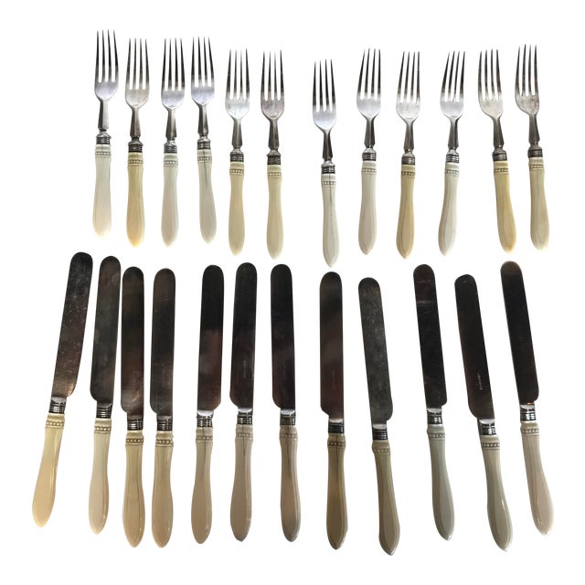 19th Century Bone Handled Cutlery Chairish