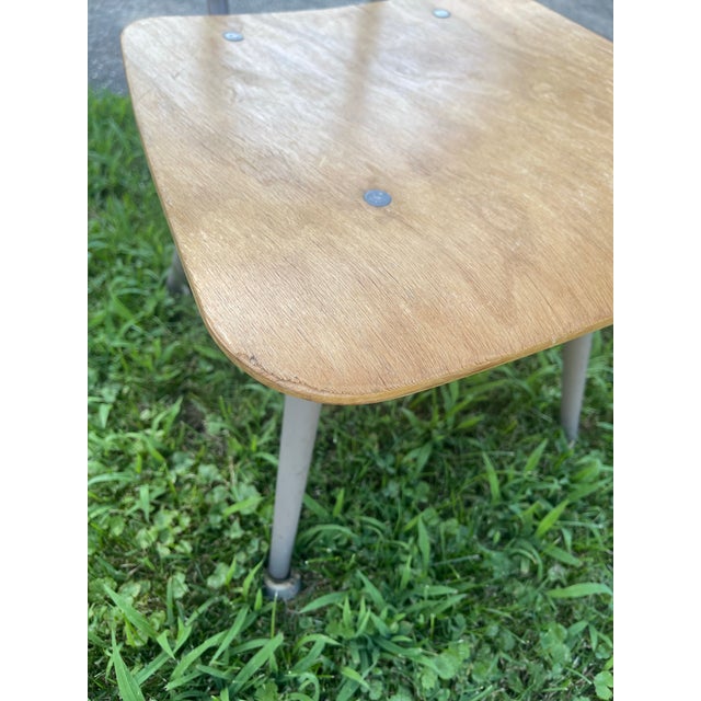 Mid 20th Century American Seating Co. Set of 3 Wooden Accent Chairs For Sale - Image 10 of 11