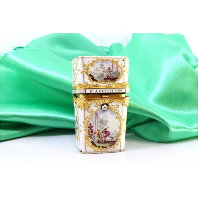Writing Utensils in Ceramic, Gold and Diamond, Set of 7 For Sale - Image 12 of 13