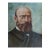 Antique Male Portrait Oil Painting, Ukrainian Soviet Art, 1981 80-60 For Sale