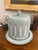 Antique James Dudson Jasperware Cheese Dome With Underplate – Mint Jasperware Relief Stoneware Cloché For Sale - Image 4 of 9