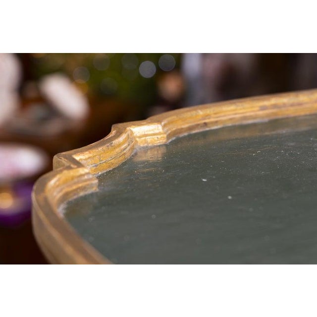 Baroque 19th Century Italian Baroque-Style Giltwood Low Table For Sale - Image 3 of 9