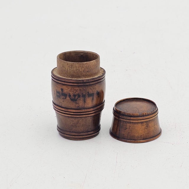 Treen Needle Case, England Circa 1930 For Sale - Image 4 of 6