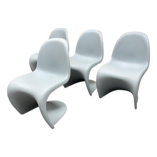 Verner Panton for Vitra Panton Chairs, Set of Four For Sale