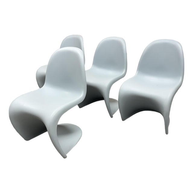 Verner Panton for Vitra Panton Chairs, Set of Four For Sale