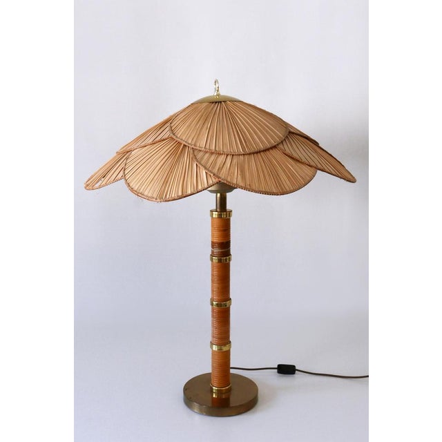 1960s Mid-Century Modern Uchiwa Table Lamp by Miranda Ab Sweden, 1960s For Sale - Image 5 of 18