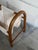 Mid-Century Modern Rattan Magazine Rack With Floral Embroidered Canvas Mid-Century Modern 1970s For Sale - Image 3 of 9