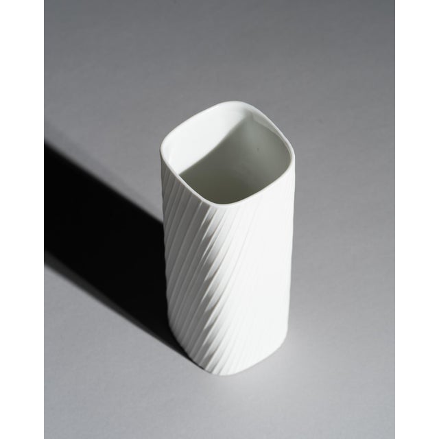 White Bisque Porcelain Vases by Werner Schreib, Martin Freyer and Werner Uhl for Rosenthal, 1970s, Set of 3 For Sale - Image 10 of 18