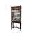 Wood Vintage Mahogany Display Vitrine Cabinet For Sale - Image 7 of 7