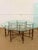 John McGuire McGuire California Modern Octagonal Bamboo Rattan and Glass Dining Table For Sale - Image 4 of 12
