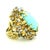 A dramatic circa 1960s cocktail ring showcasing the bold, sculptural jewelry design of the Mid-Century period. A...