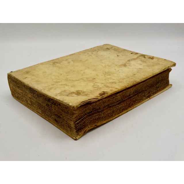 18th-Century Italian Vellum Volume Book For Sale - Image 6 of 8