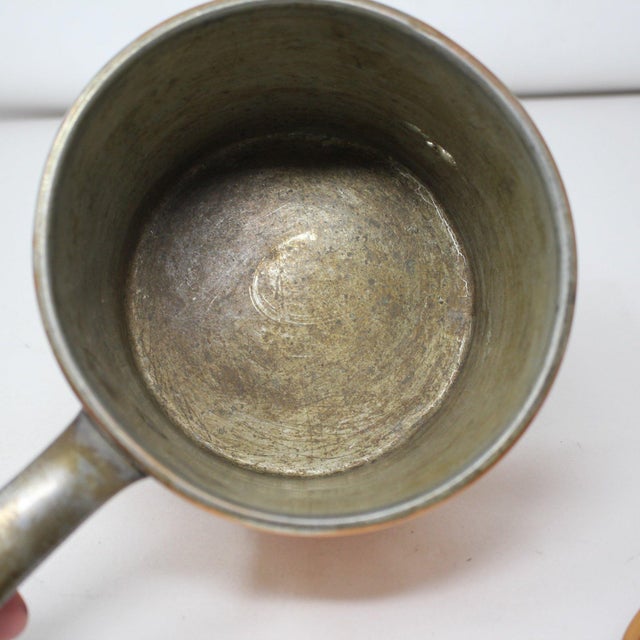 Vintage Knut Eriksson Eskilstuna Swedish Copper Saucepan - 1 Liter For Sale In Portland, ME - Image 6 of 14