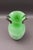 Murano Italian Vintage Mid-Century Green Scavo Art Glass Amphora Vase For Sale In Miami - Image 6 of 7