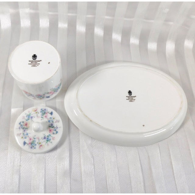Wedgwood Angela Vanity Tray and Covered Ring/Trinket Dish For Sale In San Francisco - Image 6 of 10