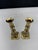 Pair of Vintage Brass Candlesticks For Sale - Image 4 of 5