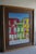 Mid-Century Style Signed Framed Expressionist Watercolor - Burano Canal Houses For Sale - Image 6 of 16