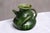 Belgian Art Nouveau Sculptural Green Glazed Tri-Handled Vase, 1910s For Sale - Image 10 of 11
