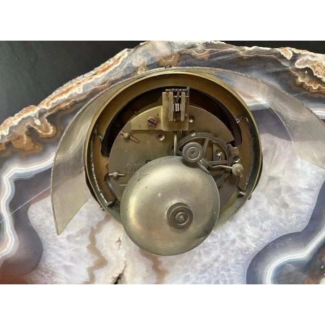 Pendulum Encrusted in Agate Stone For Sale - Image 5 of 13