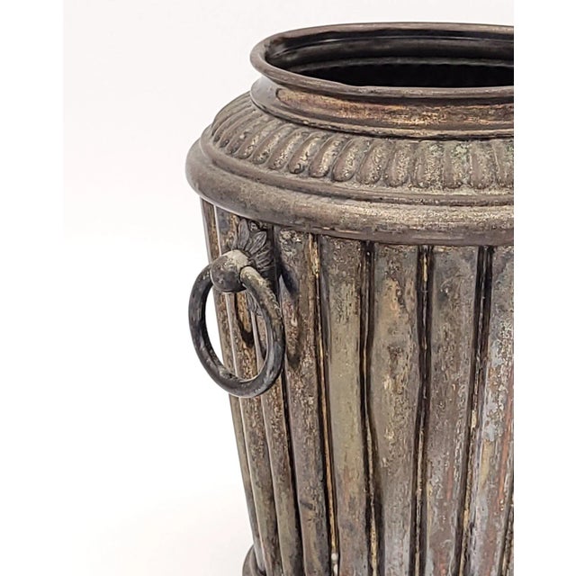 Silver-Plated Wine Cooler, Italy Circa 1860 For Sale - Image 4 of 10