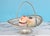 Silver Antique Silverplate Basket With Heraldic Family Crest For Sale - Image 8 of 9