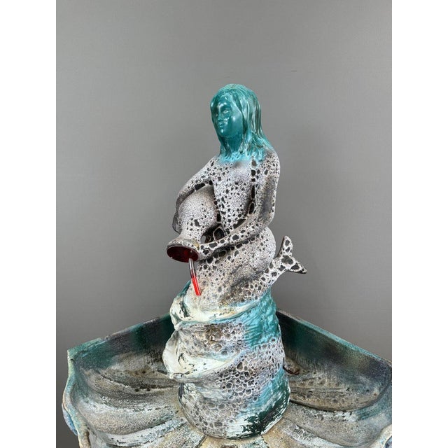 20th Century Ceramic Fountain from Céramique de Vallauris For Sale - Image 3 of 12