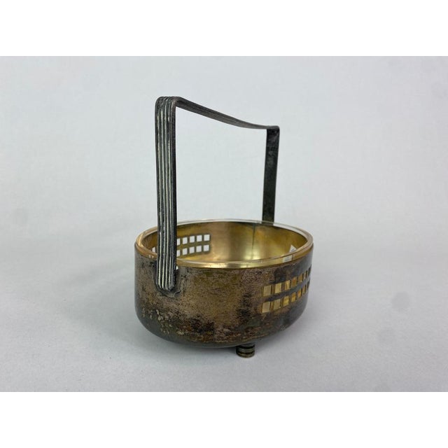 Secession Basket attributed to Hans Offner for W&G, 1890s For Sale - Image 6 of 9