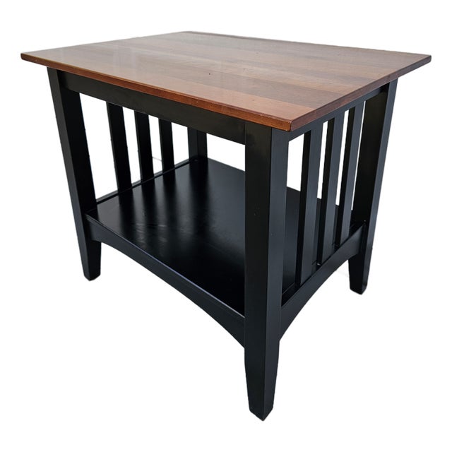Ethan Allen Cherry Top American Impressions Mission Style Side Table For Sale