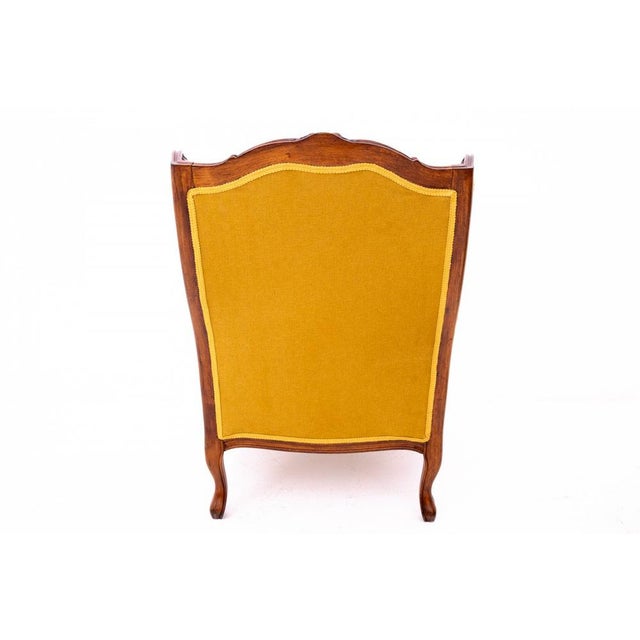 Set of Vintage French Wing Chairs, 1920 For Sale - Image 13 of 14