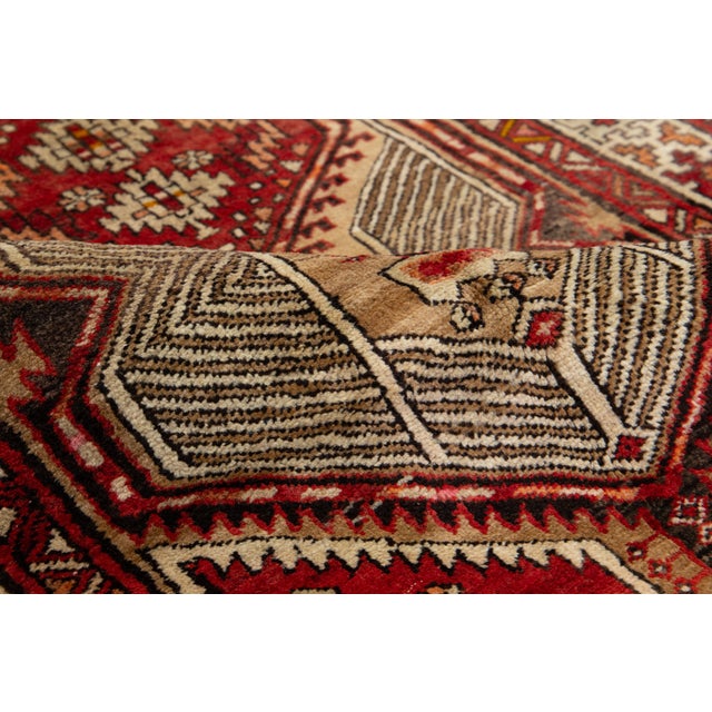 Vintage Persian Serab Handmade Wool Rug With Allover Pattern For Sale - Image 9 of 11