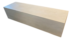 Andrianna Shamaris Minimalist Bleached Log Floating on Stainless Steel Cylinders