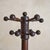 Brown French Brutalist Carved Oak Coat Rack by Charles Dudouyt, 1940s For Sale - Image 8 of 11