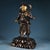 Bronze Gilt Bronze Guardian King Statue – Heavenly King Figure For Sale - Image 8 of 10