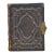 Antique Hidden Secret Embossed Leather Book Storage Compartment Box Album 5" For Sale