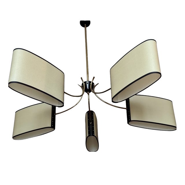 Chandelier from Maison Lunel, France, 1950 For Sale