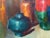 Mid-Century Modern Original Custom Framed Signed Oil Painting "Still Life With Apples" For Sale In Kansas City - Image 6 of 11