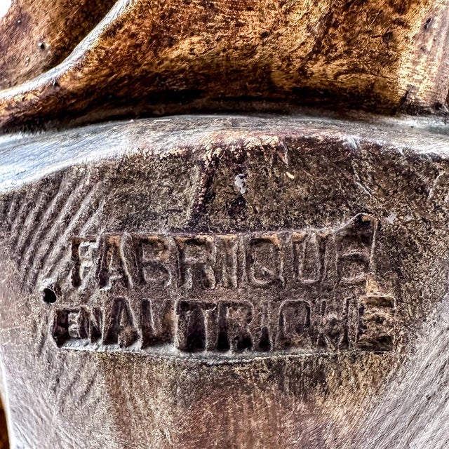 Bronzed & Gilded Terracotta Figure from Goldscheider, 1901 For Sale - Image 12 of 18