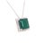 2010s Diamond Emerald Necklace Platinum 9.70 TCW GIA Certified For Sale - Image 5 of 10