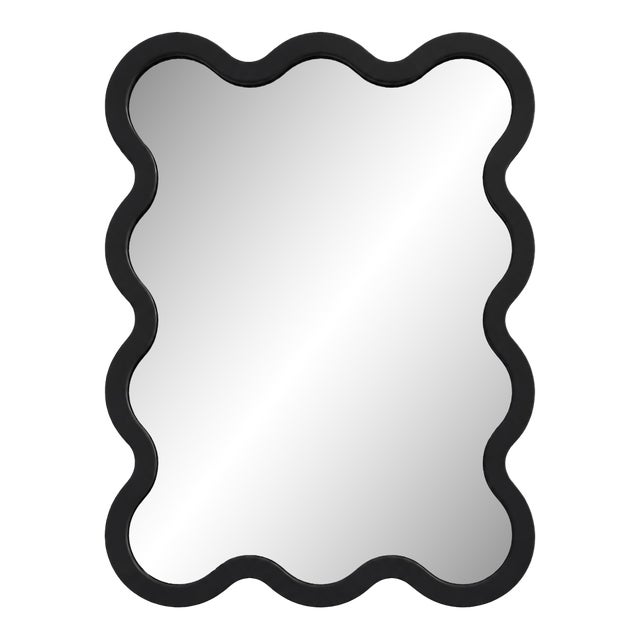 Wall Luxury Wavy Mirror - Hvyli 10 by Oitoproducts For Sale