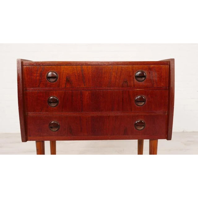 Vintage Danish Chest of 3 Drawers For Sale - Image 6 of 10