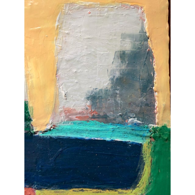 Paint "Sunset Years" Original Mixed-Media Abstract on Panel by Zac Woodiel For Sale - Image 7 of 7